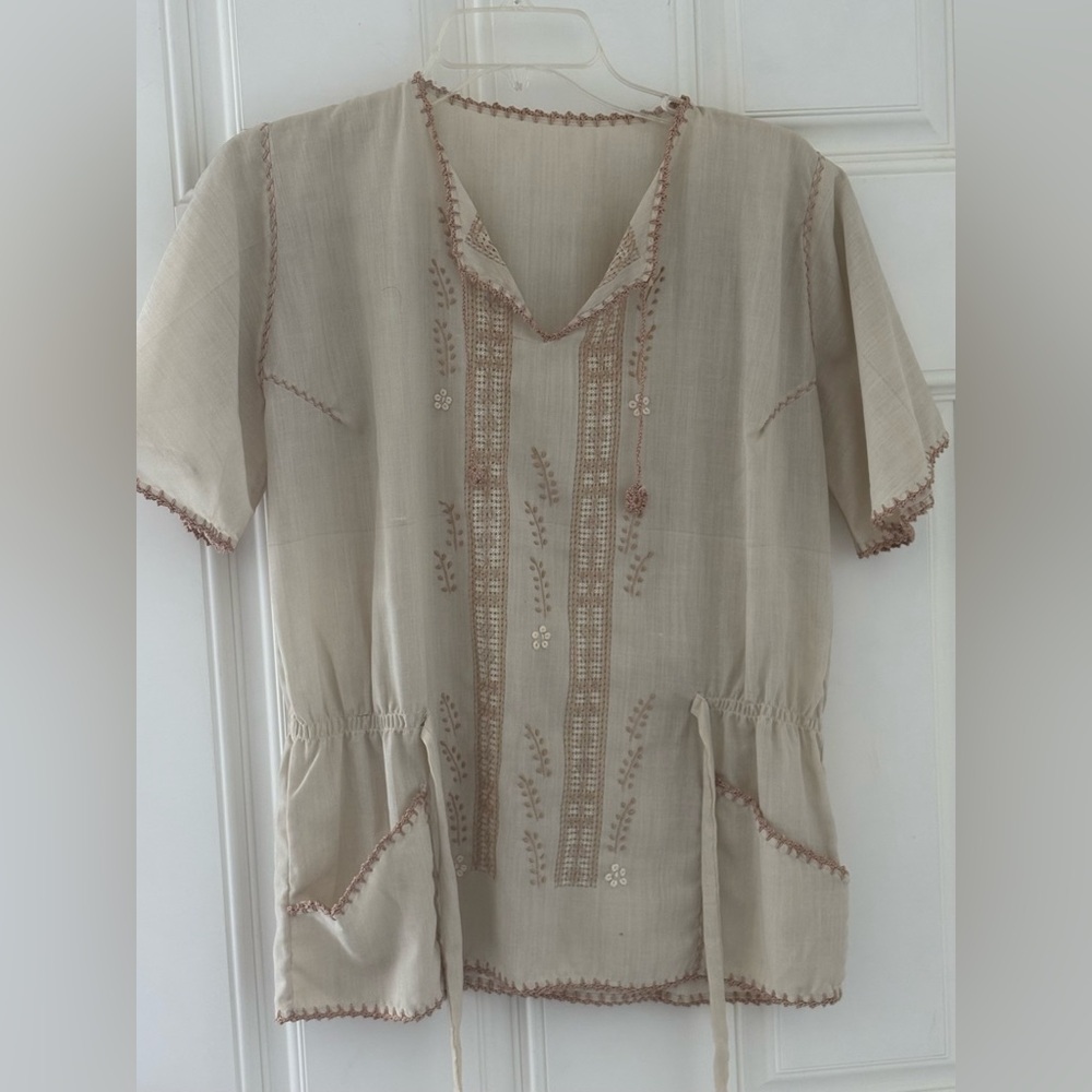Vintage Embroidered Blouse